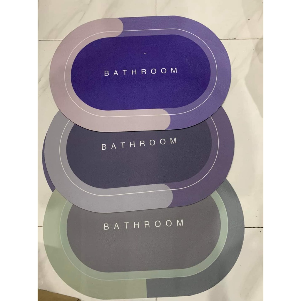 Thảm silicon siêu thấm hút nhanh khô, thảm bếp chống trơn trượt siêu thấm