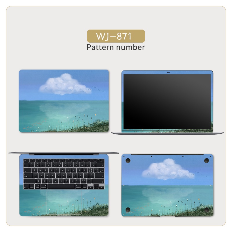 Miếng Dán laptop Trang Trí Chống Thấm Nước Cho for Asus Lenovo Dell HP Acer Huawei Honor macbook