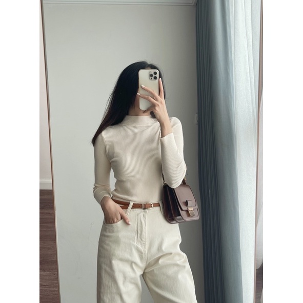 Creamy shirt - áo len tăm dài tay mềm mịn Regen