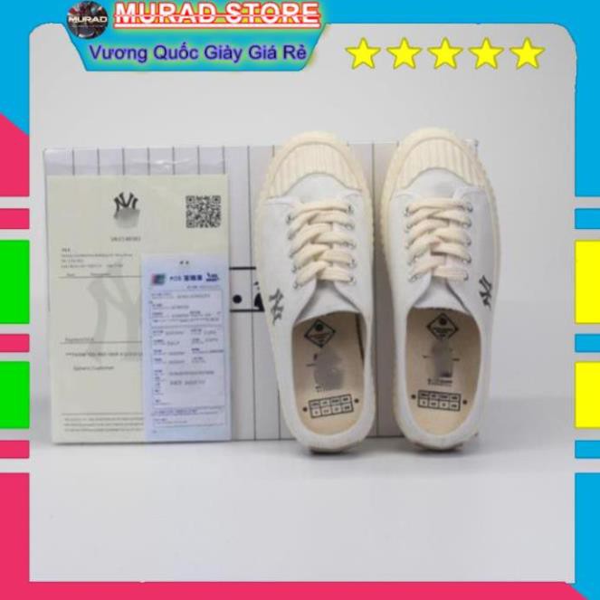 [TẶNG TẨY VỆ SINH+TẤT] Sục đạp gót N Y trắng LAL1 | BigBuy360 - bigbuy360.vn