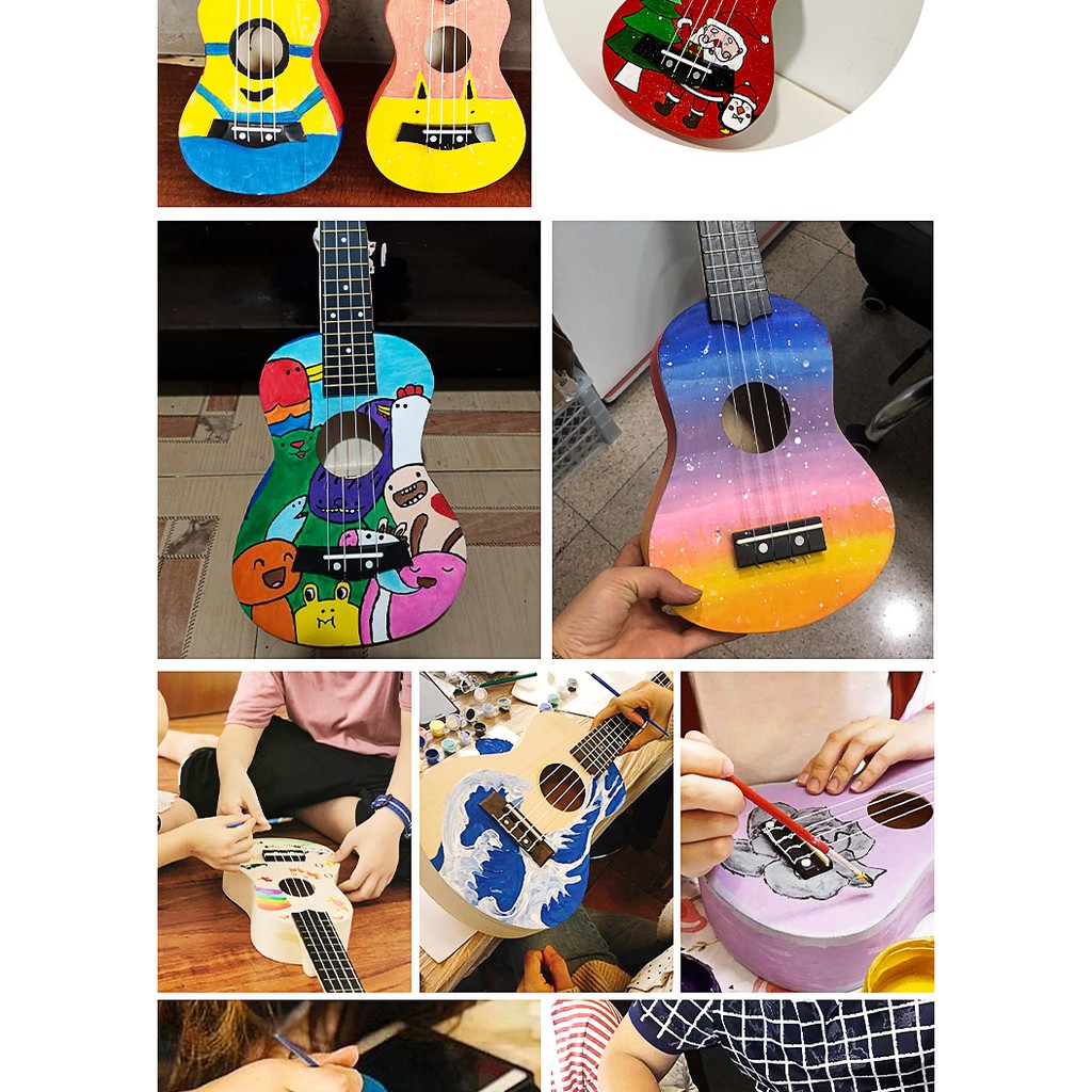 ĐÀN UKULELE THỦ CÔNG DIY FULL GỖ