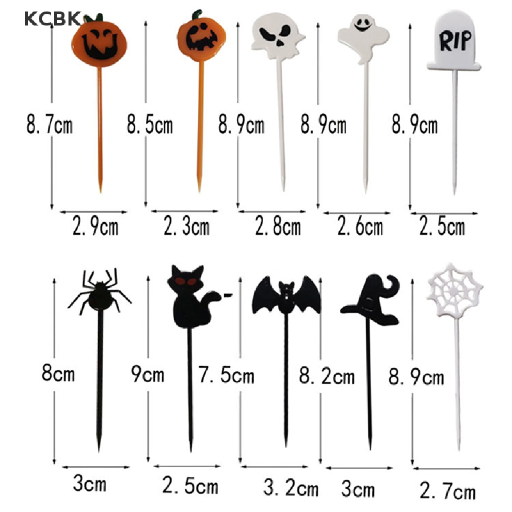 Set 10 Tăm Xỉa Răng Chủ Đề Halloween