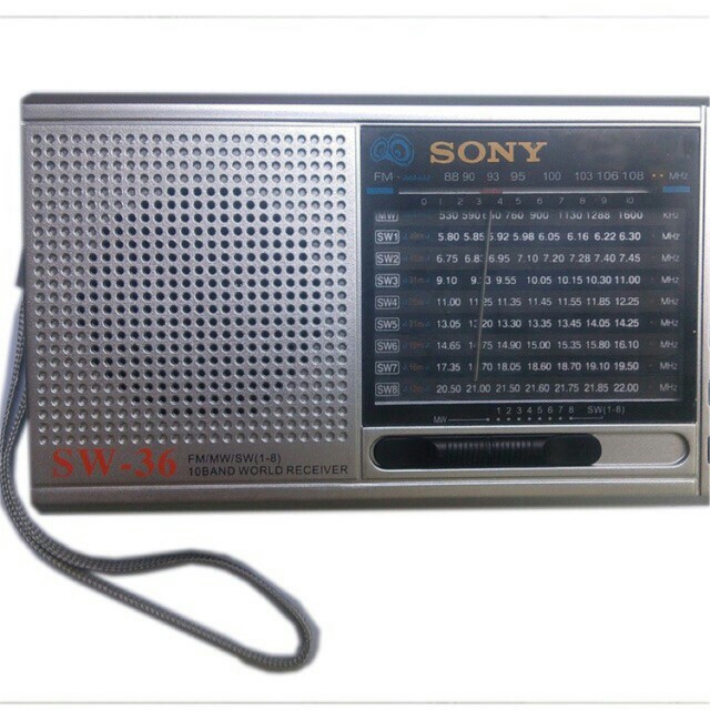 RADIO SONY SW36 Sw 35 DC-270( có lỗ cắm tai nghe)