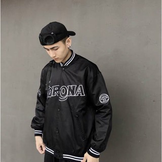 [ NHẬP SWES45K GIẢM NGAY 45K ] Áo khoác dù bomber TQRONA unisex form rộng nam nữ streetwear