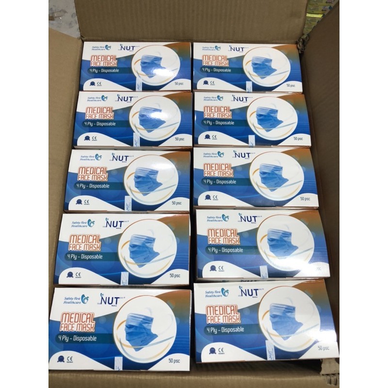 HỘP KHẨU TRANG Y TẾ KHÁNG KHUẨN NUT LỌC BỤI VÀ VI KHUẨN CHỐNG NƯỚC GIỌT BẮN SIÊU TIỆN LỢI