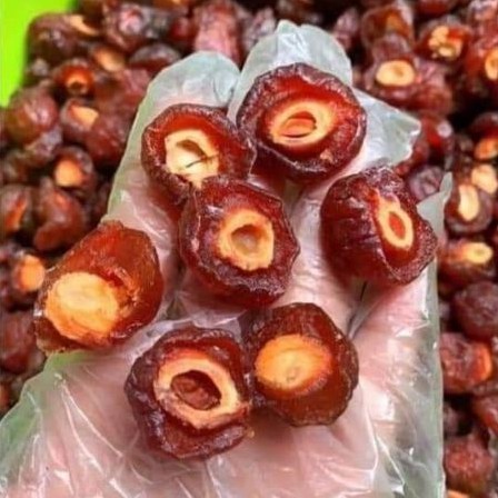 Mứt Đào Chẻ (Mứt Anh Đào) - Lon 500gr