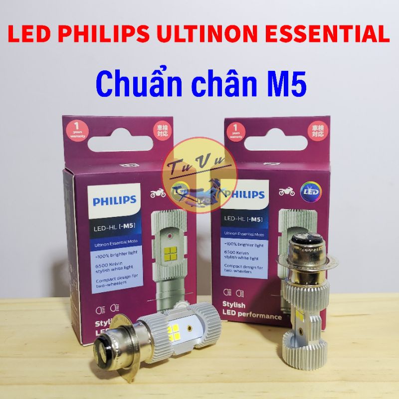 Led Philips Ultinon Essential chuẩn chân M5