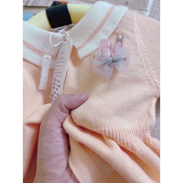 {7-14kg} Áo len kiểu bé gái cực xinh size nhí (nhiều mẫu)