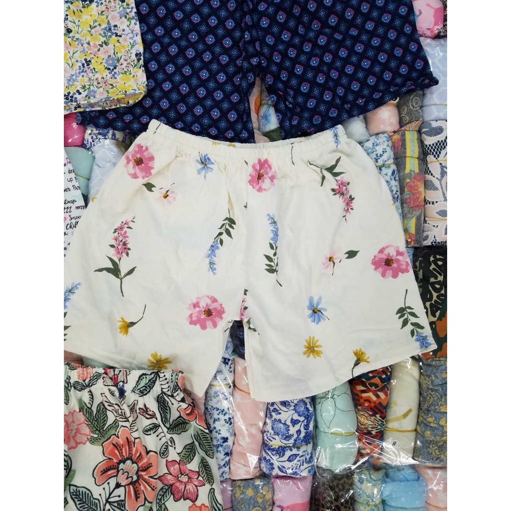 Quần đùi thun coton bé 🌾🌾 Quần thun mặc nhà cho bé trai bé gái size đại-SHOP BỐN MÙA