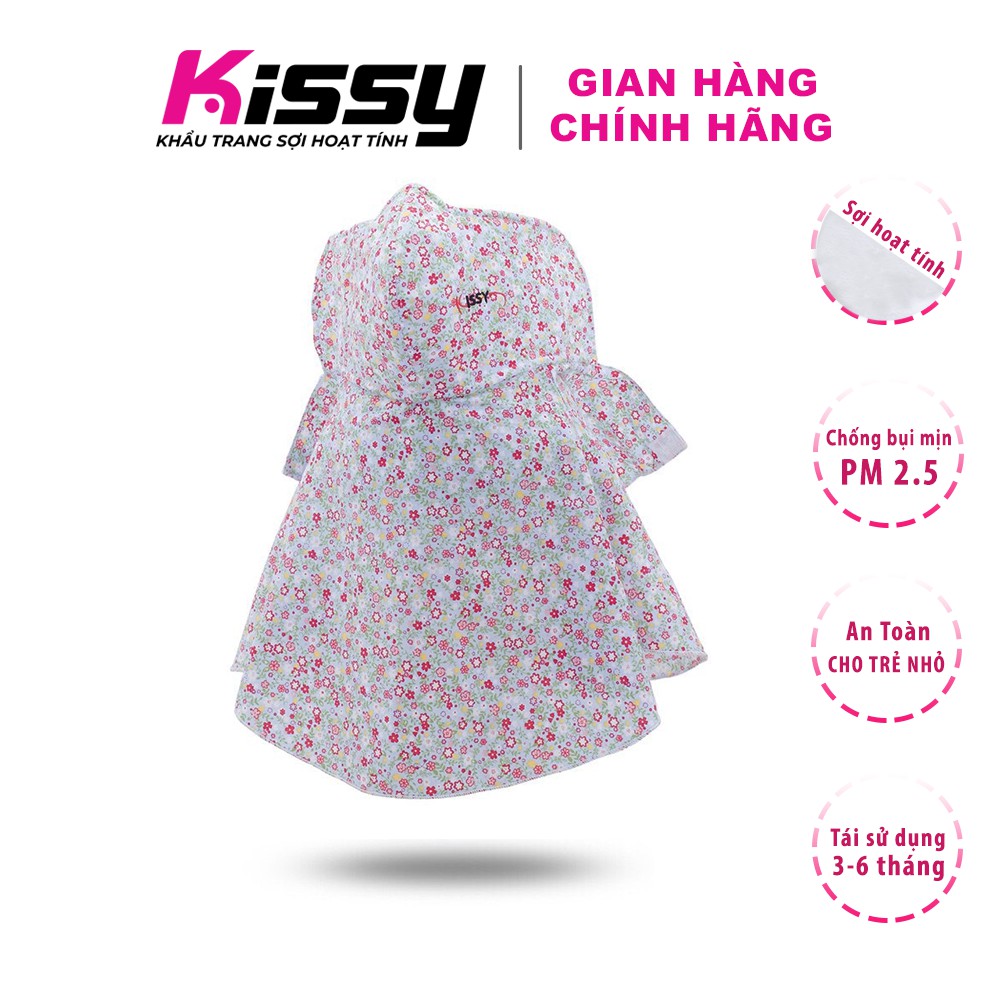 [Mã FAMAYFA2 giảm 10K đơn 50K] Khẩu trang Kissy cho nữ mẫu trùm nửa đầu chống nắng và bụi mịn hiệu quả, giao đúng mẫu