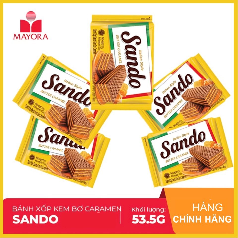 Bánh xốp Sando Caramel 53.5g