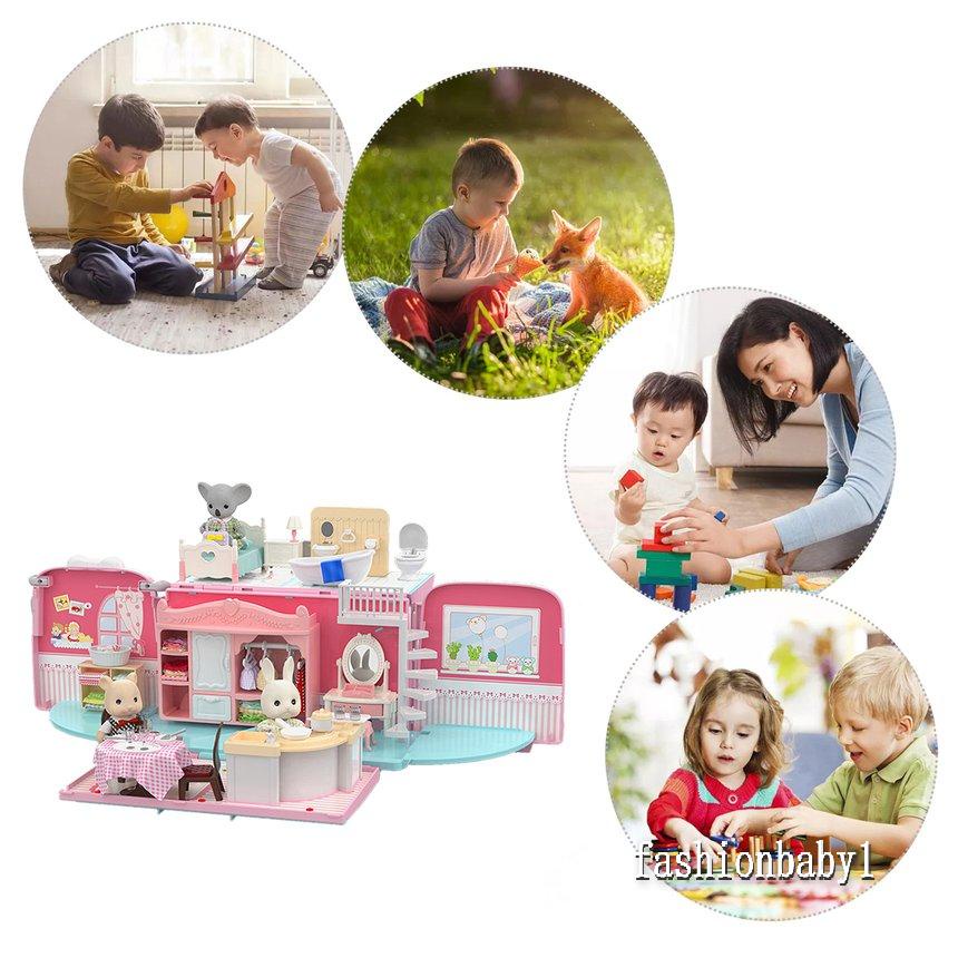 Mô hình nhà búp bê Koala Town dễ thương cho bé