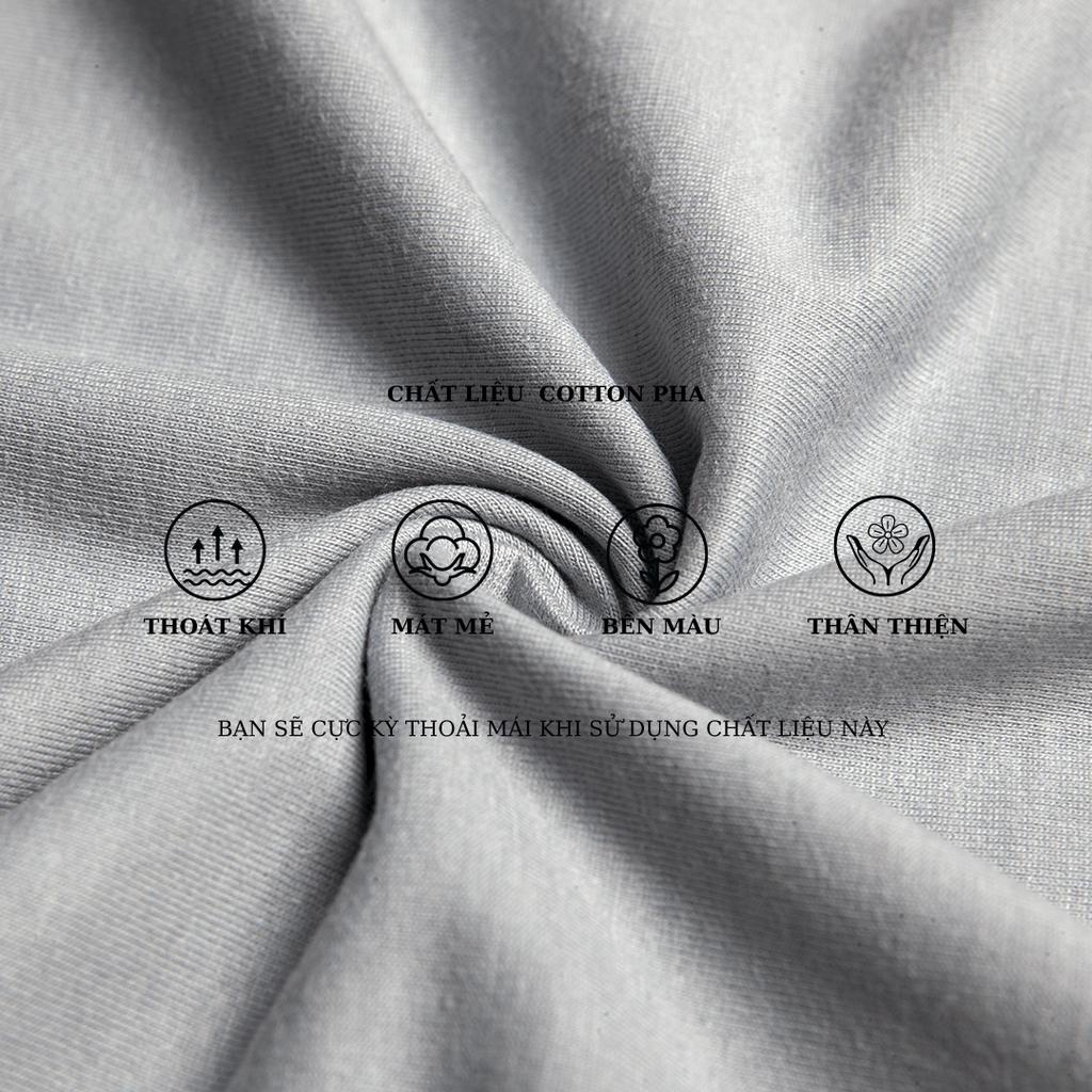 Áo thun nam trung niên ngắn tay có cổ vải cotton đẹp loại áo thun ngắn tay trung niên thiêu túi ATHUN13
