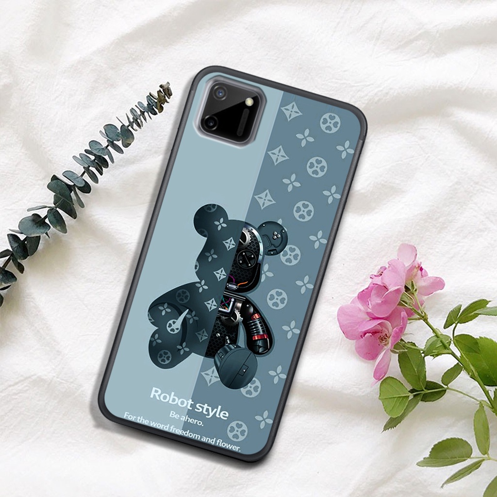 ỐP LƯNG XIAOMI REDMI 10C , IN HÌNH GẤU ROBOT BAO ĐẸP, BAO CHẤT