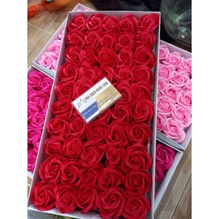 (Lẻ đầu bông) Hoa sáp thơm 3 lớp