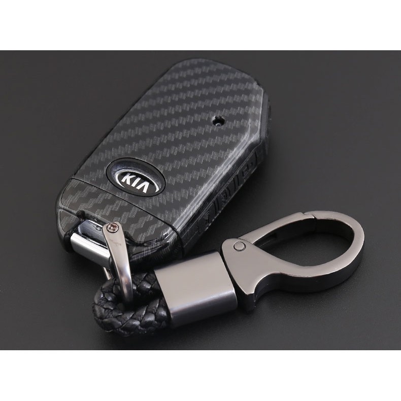 Ốp chìa khoá KIA CERATO 2019 - 2021 bọc chìa khoá xe hơi vân carbon