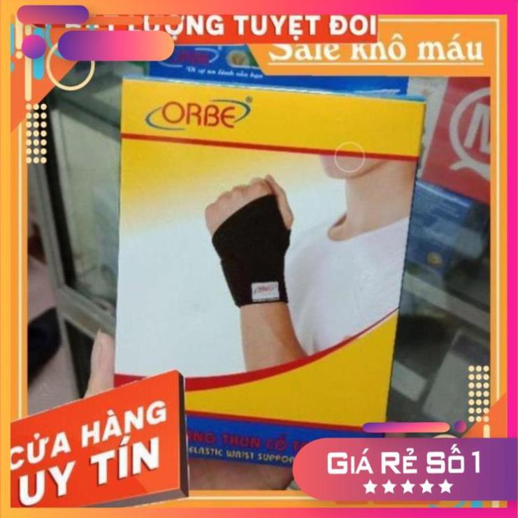 [FREE SHIP - SIÊU SALE]Băng thun cổ tay Orbe, có giãn tốt, mềm mại, hỗ trợ trấn thương , trật khớp, bong gân