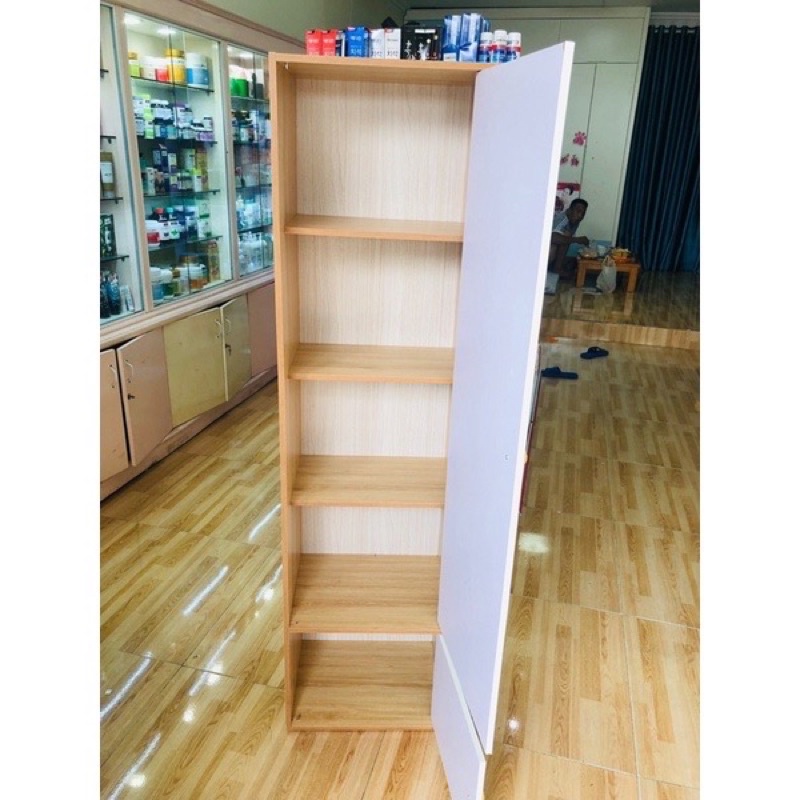 Tủ bếp 5 Tầng - Kệ gia vị có cánh cửa chống bụi phong các Bắc Âu tối ưu không gian bếp