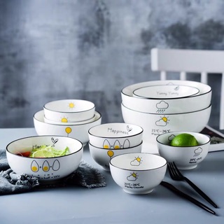 Bát con sứ hoa văn mặt trời cao cấp (4 mẫu) HÀNG SẴN - VS310
