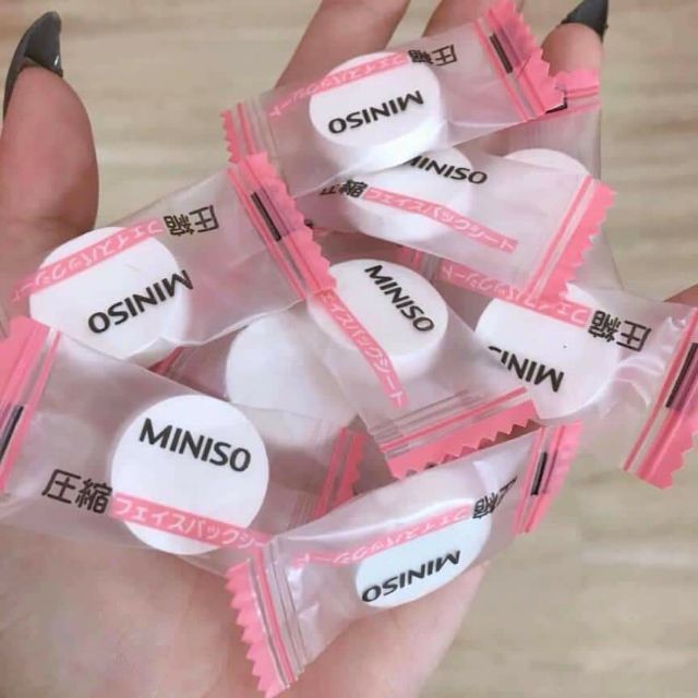 Mặt nạ nén Miniso 10 viên