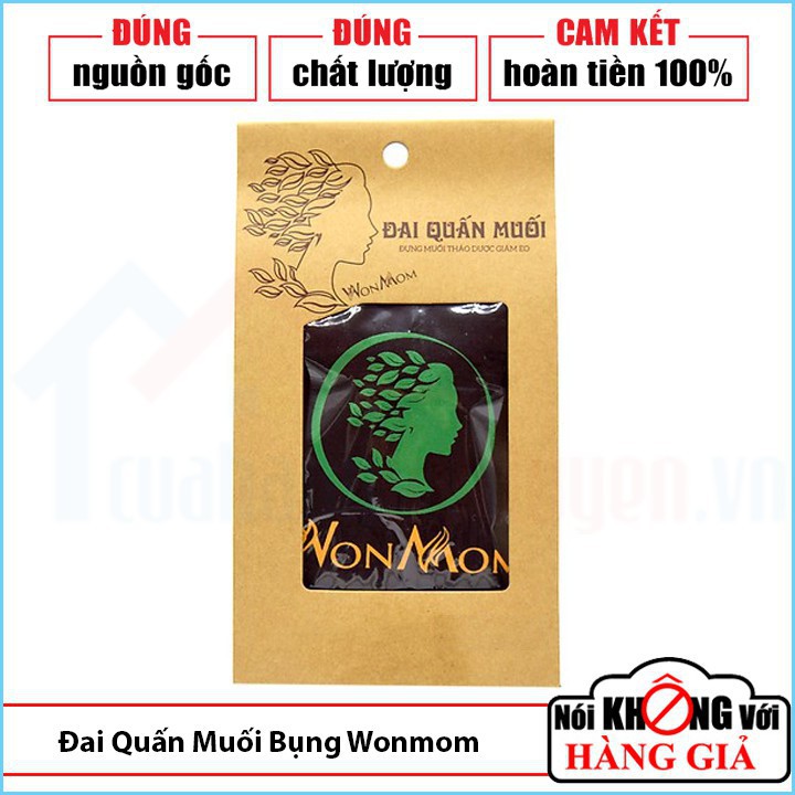 Túi Quấn Muối Thảo Dược Có Dây Cột Hỗ Trợ Giảm Cân - Wonmom