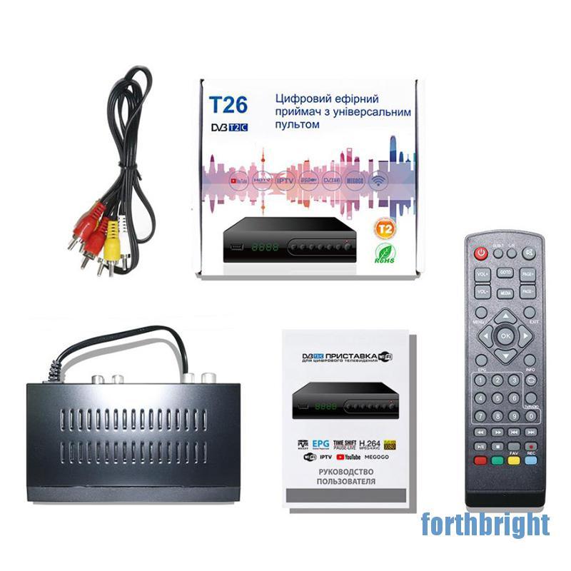 （hot*cod）DVB-C Combo TV Tuner DVB T2 Digital TV Receiver H.264 Decoder Set Top Box