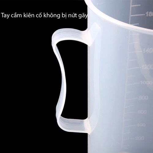 Ca Đong Nhựa 5L 2L 1L 500ml 250ml 100ml (Bộ 6 Cái Như Hình)