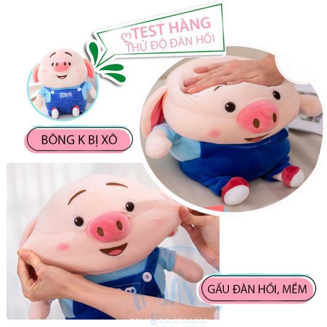 Gối ôm heo xanh dễ thương