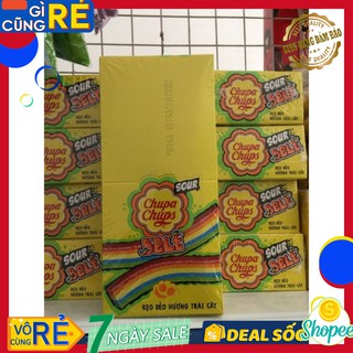 Kẹo dẻo cầu vồng Chupa Chups hộp 48 thanh