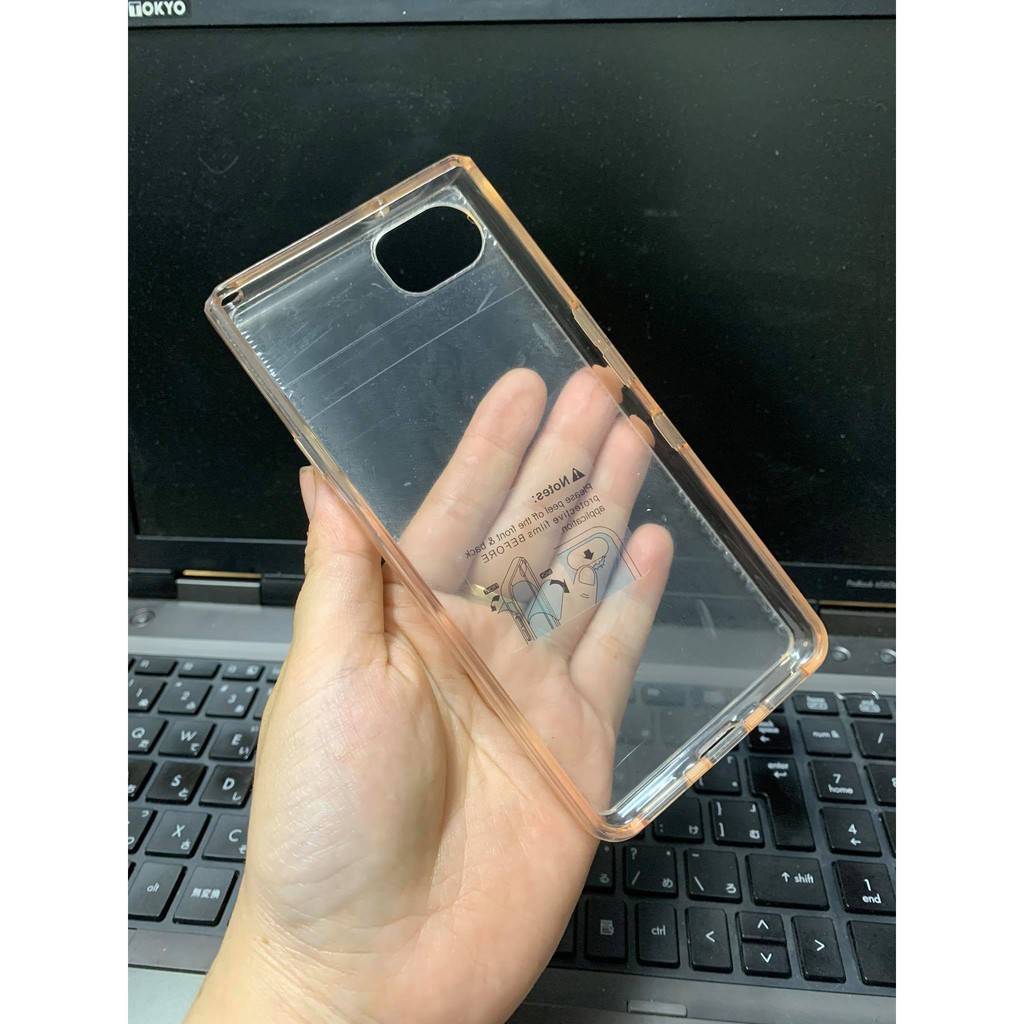 Ốp lưng Blackberry keyone viền silicon lưng cứng