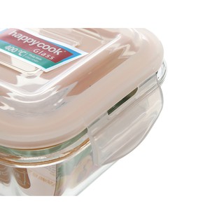 HỘP THỦY TINH VUÔNG HAPPYCOOK HCG-032S