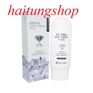 Kem Kích Trắng 3W Clinic Crystal White Milky Pack 200ml