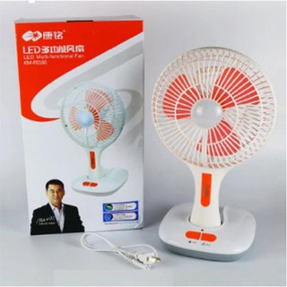 Quạt tích điện ông tây - Đèn chiếu sáng - Sạc điện thoại qua cổng USB