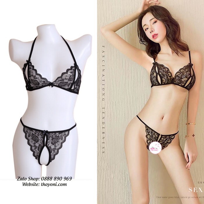 Set áo ngực và quần lót ren quyến rũ cho nữ | BigBuy360 - bigbuy360.vn