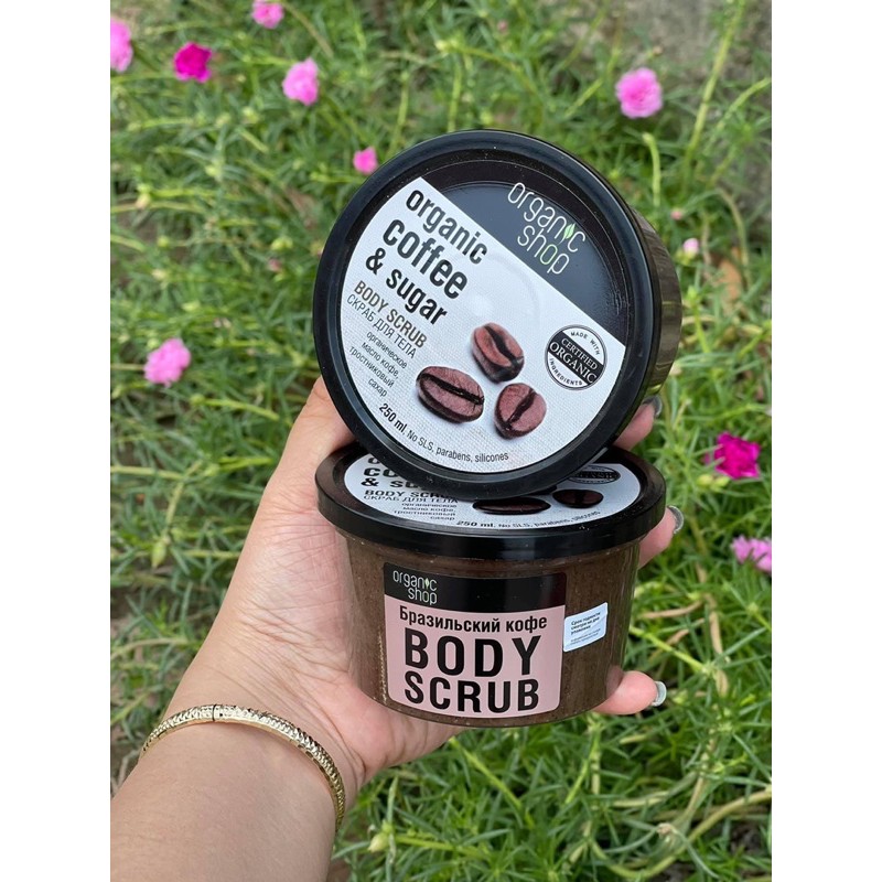 Tẩy Tế Bào Chết Toàn Thân Organic Shop Organic Coffee &amp; Sugar Body Scrub