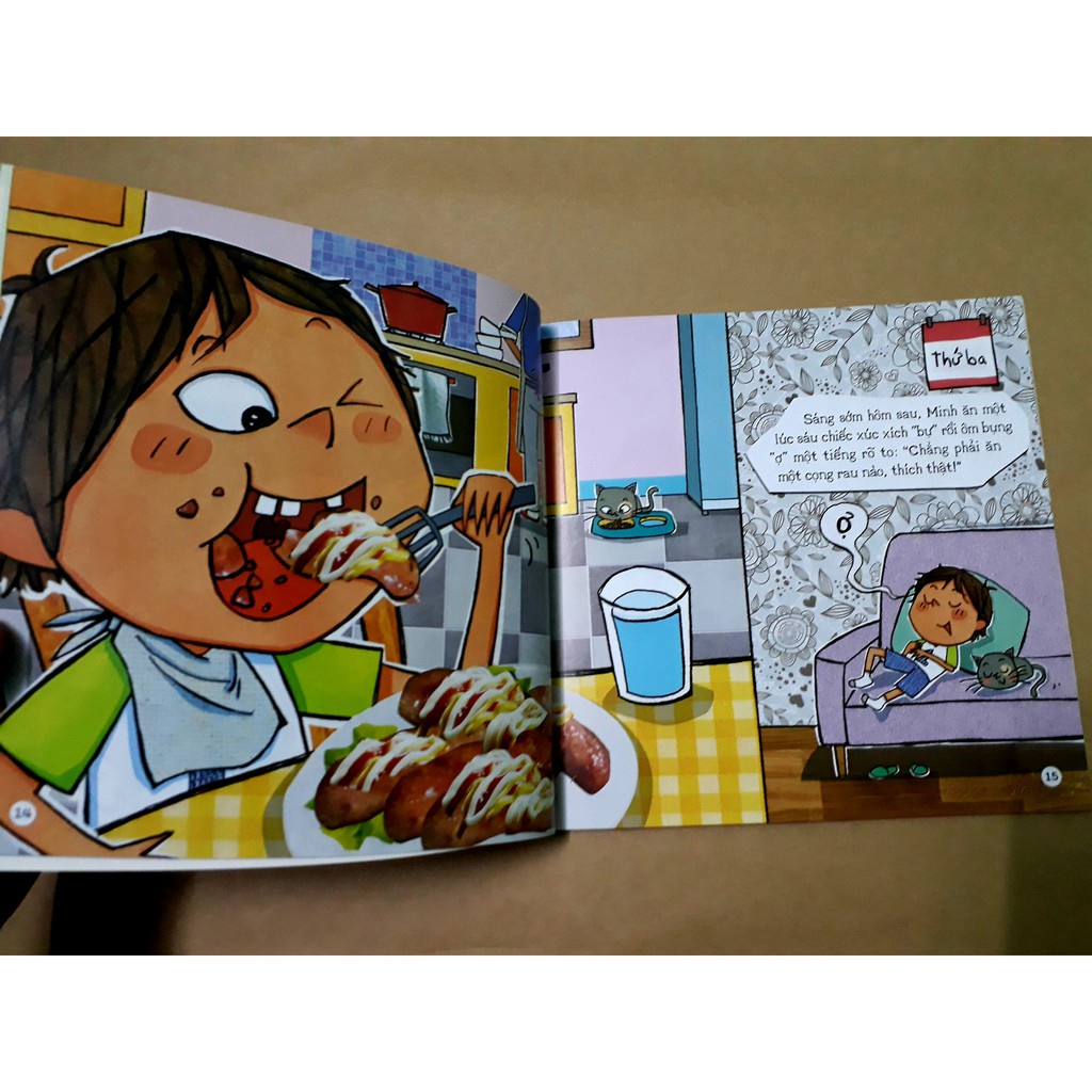 Sách - Combo Bé Khỏe Mỗi Ngày - Nếu không ăn rau thì sao/ Nếu không cắt tóc thì sao/ Nếu nhịn tiểu thì sao (6 Cuốn)