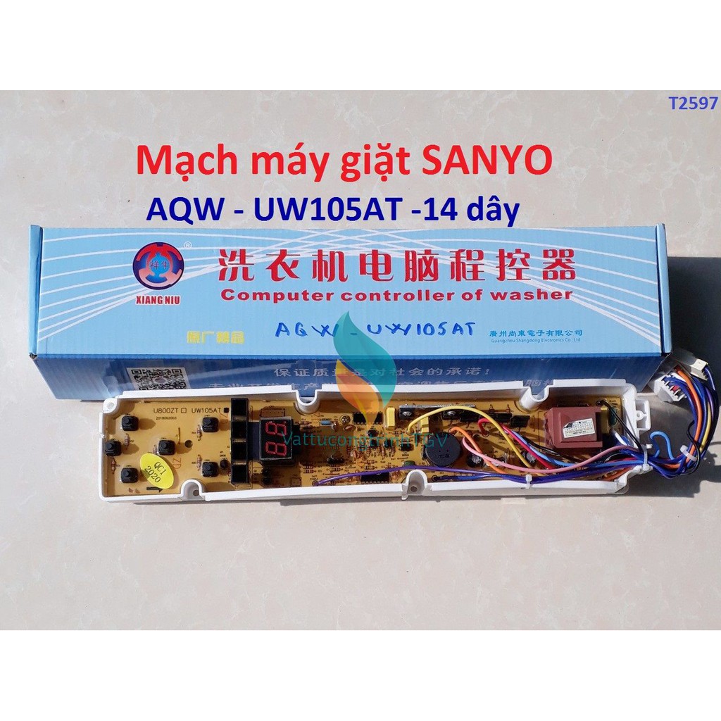 Bo mạch máy giặt SANYO 4 nút - 6 nút U800ZT-UW105AT-S80VT