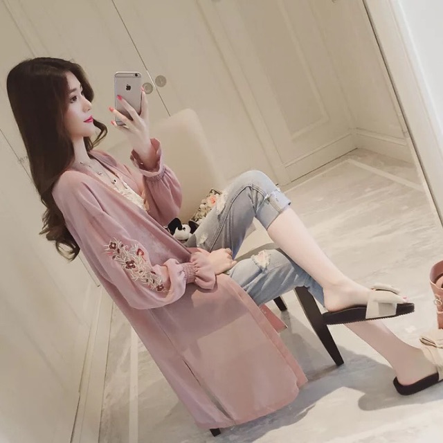 Áo khoác ngoài đi biển+tặng set hoa tai 😍 | BigBuy360 - bigbuy360.vn