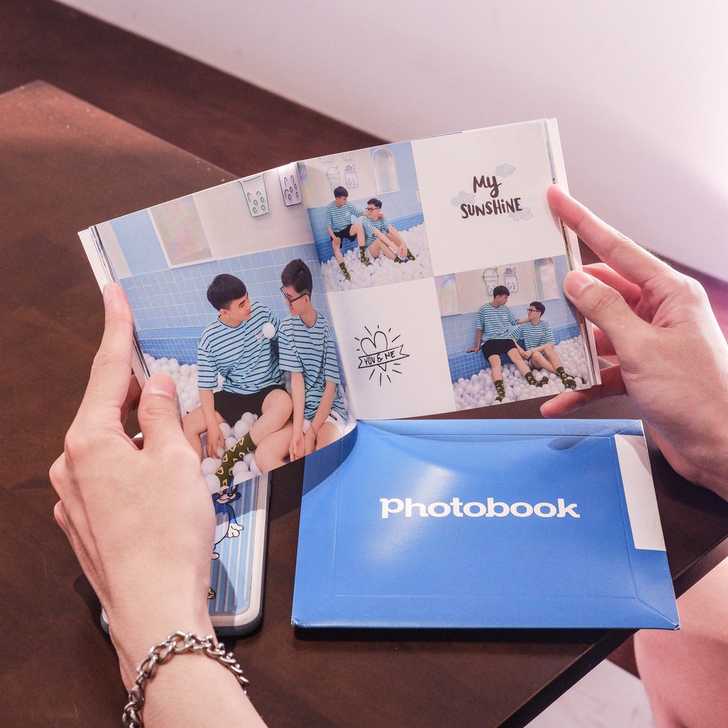 [Toàn Quốc] [E-voucher] In sách ảnh theo yêu cầu bìa mềm 40 trang 6” x 6” (15 x 15cm) - Thiết kế trên web Photobook