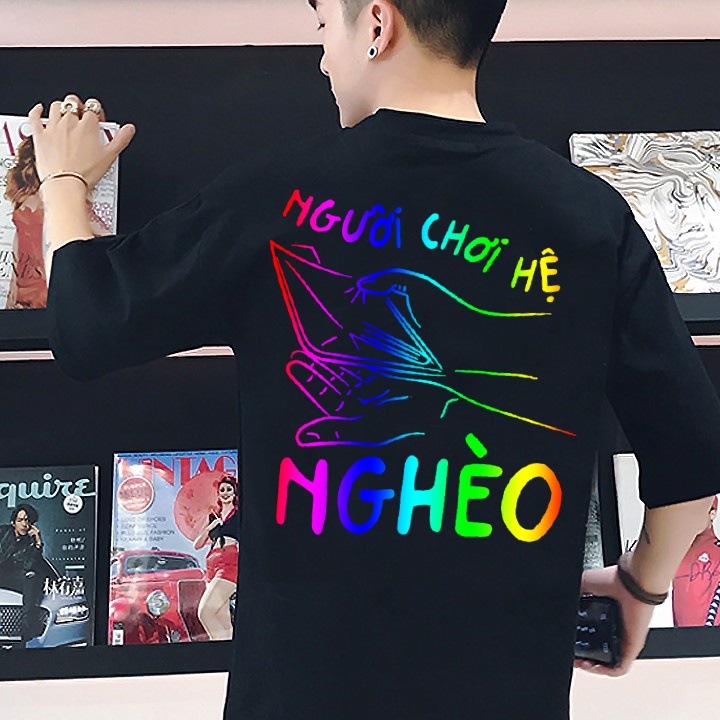 Áo thun PHẢN QUANG 7 MÀU (CHỤP FLASH) UNISEX, HÌNH IN TO ĐẸP, cá tính, giá rẻ, áo phông phản quang bền đẹp, thoáng mát