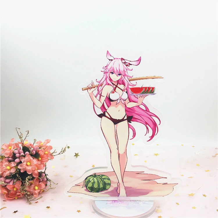 Nhân Vật Game Honkai Impact 3 Bằng acrylic Hai Mặt