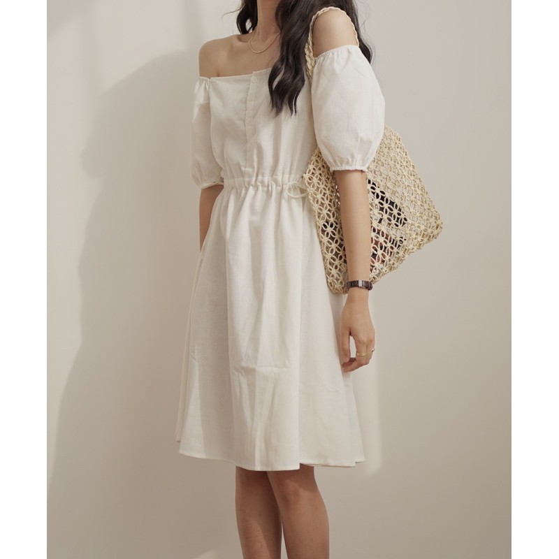 [Mã FAGREEN1505 giảm tới 30K đơn 99K] váy linen thắt eo 2179 | BigBuy360 - bigbuy360.vn