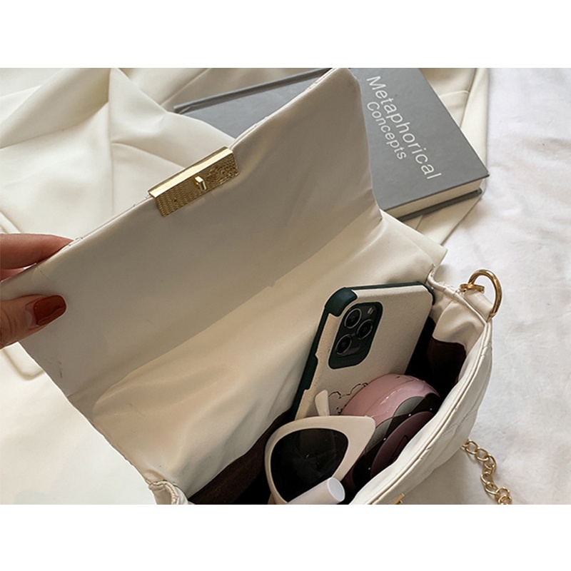 Túi đeo chéo vai bằng da thời trang sành điệu cho nữ