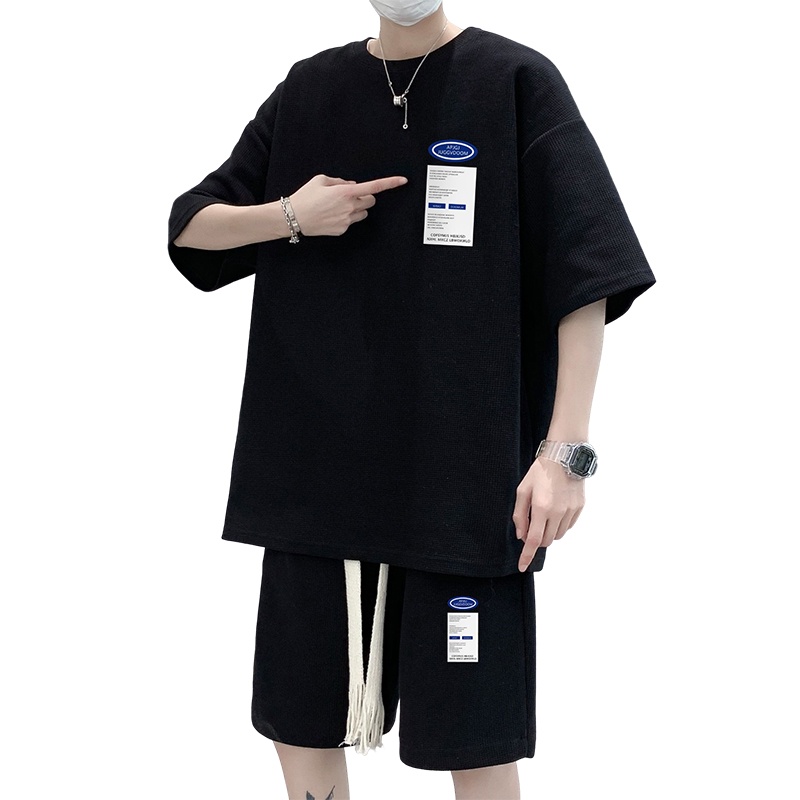 Set áo thun và quần short IFNICEFUTURE thời trang dành cho nam