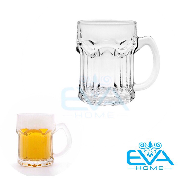 Bộ 6 Ly Thủy Tinh Có Quai 330 Ml Việt Nam 332VN