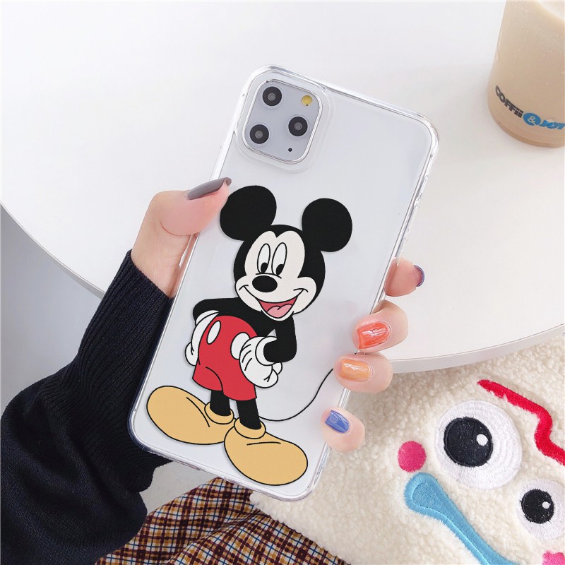 Ốp iphone silicon trong dẻo Couple Disneyy dành cho ip 6 đến 14promax - t11