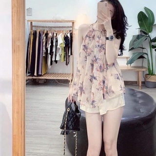 Sét bộ cổ yếm tết tay
