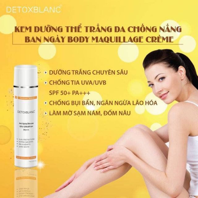 KEM BODY DETOX BLANC BAN NGÀY