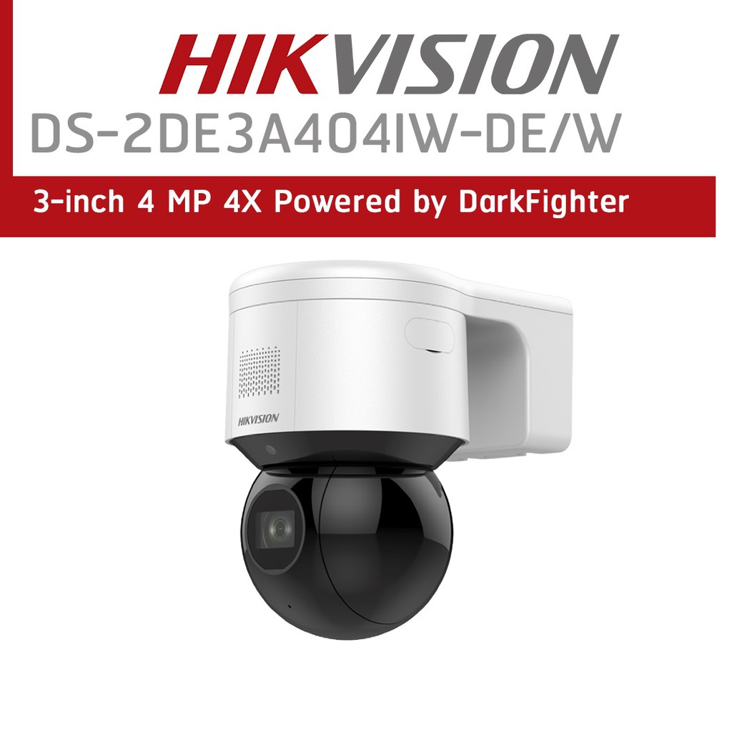 Camera IP Speed Dome 4MP HIKVISION DS-2DE3A404IW-DE/W - Hỗ trợ WIfi - Tích hợp mic và loa - Hàng chính hãng