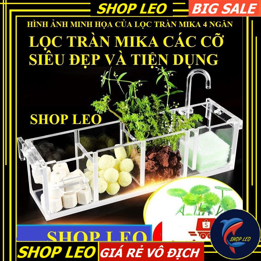 Lọc tràn mika siêu đẹp SIZE TO 5-7 NGĂN - Máng lọc tràn bể cá -Shopleo